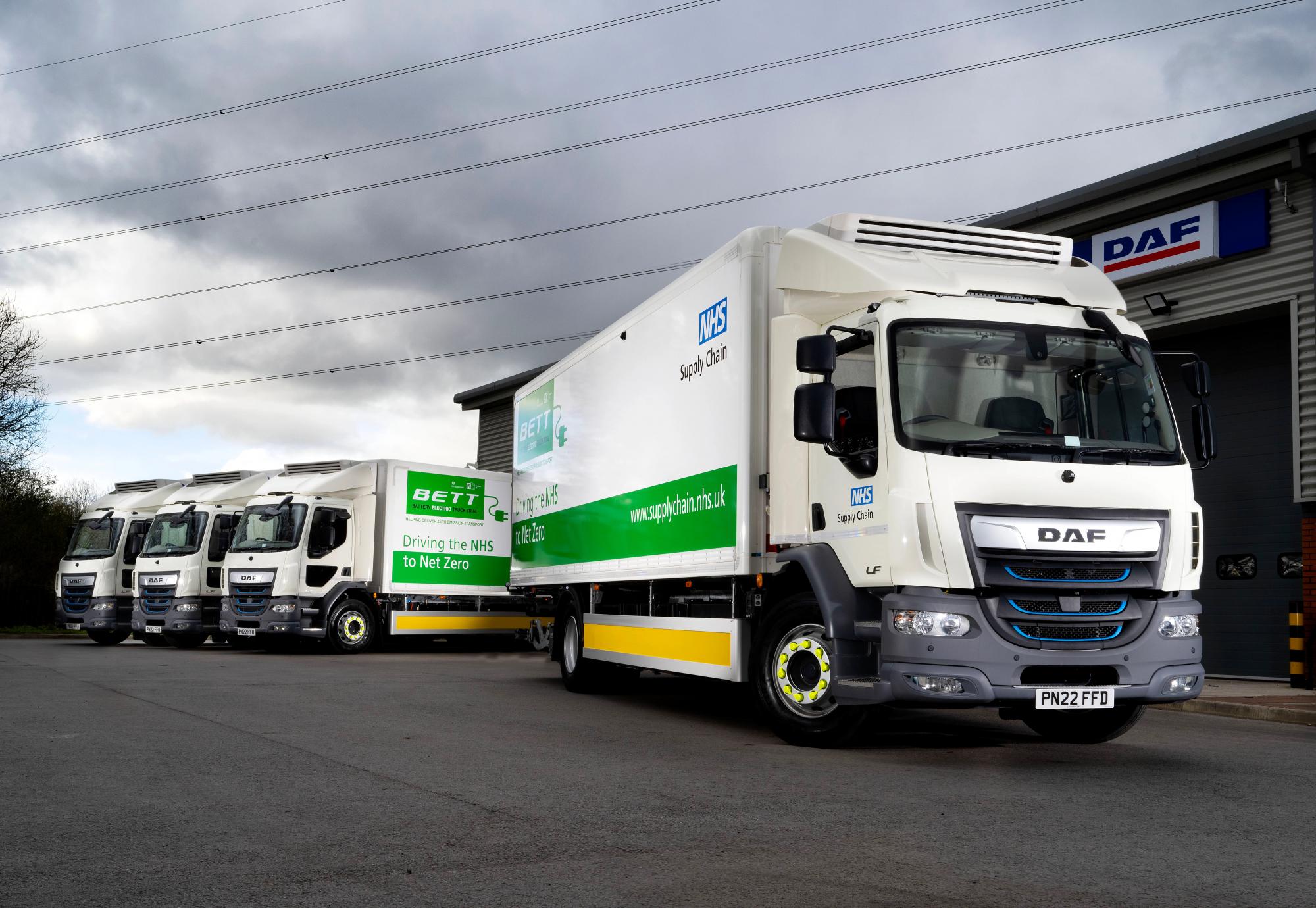 NHS Supply Chain launch eight fully electric trucks UK Healthcare News